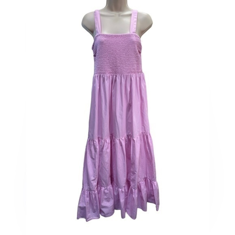 Riley & Rae Women's Sleeveless Smocked Bodice Dress - Picture 3 of 6